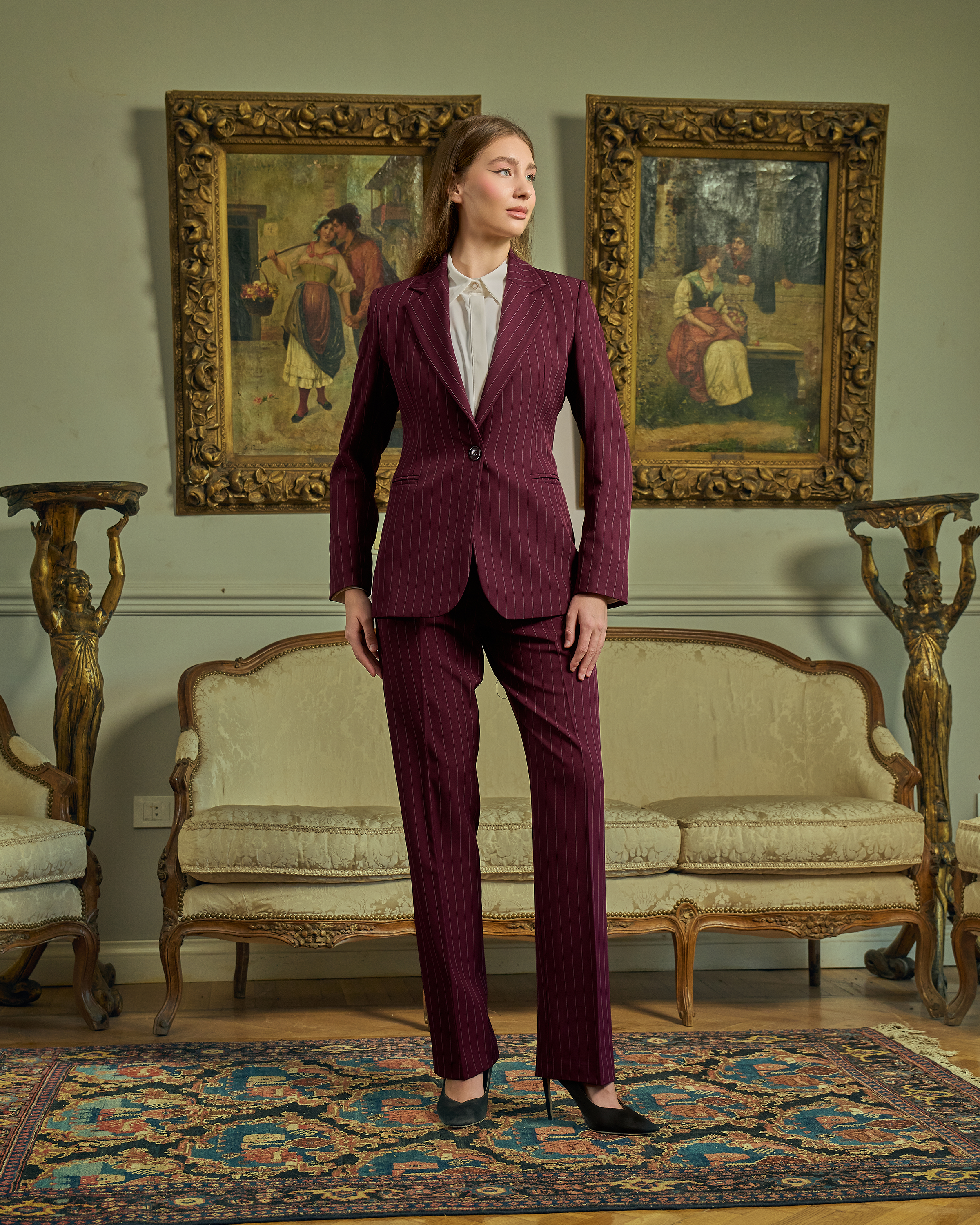 Modern Executive Pinstripe Set — 7