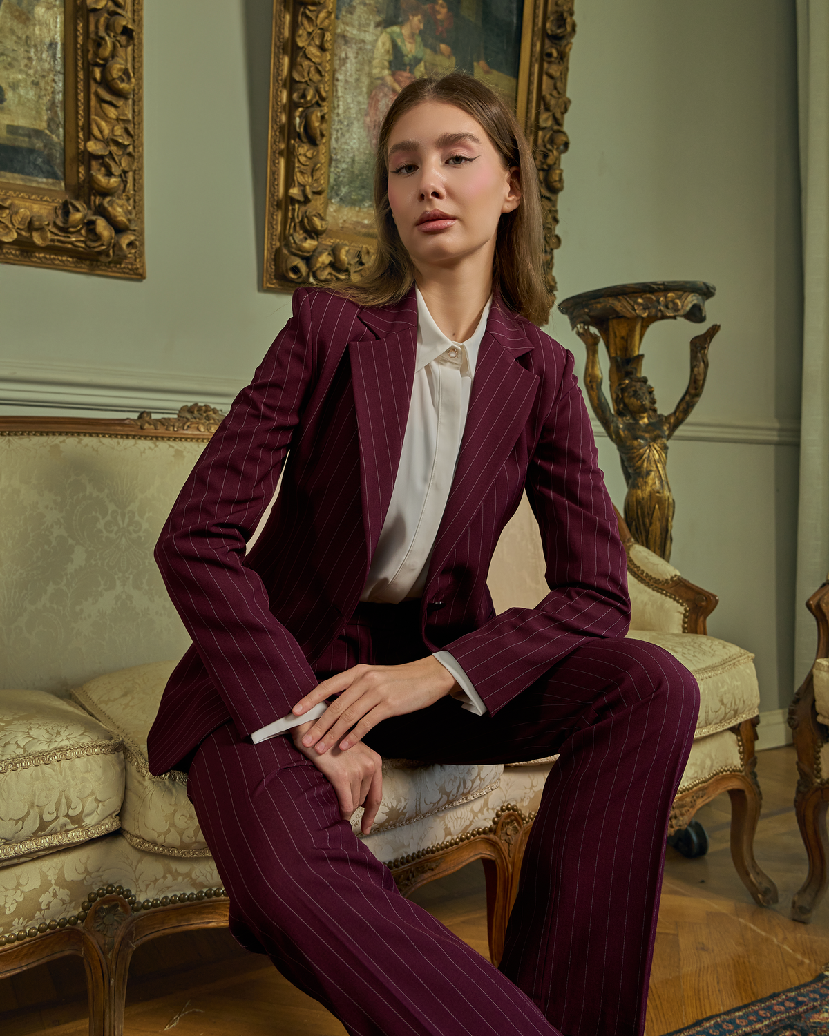 Modern Executive Pinstripe Set