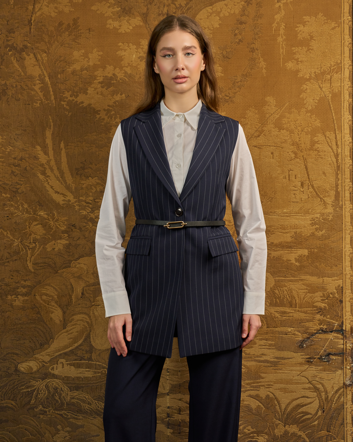 The Tailored Pinstripe Waistcoat Suit