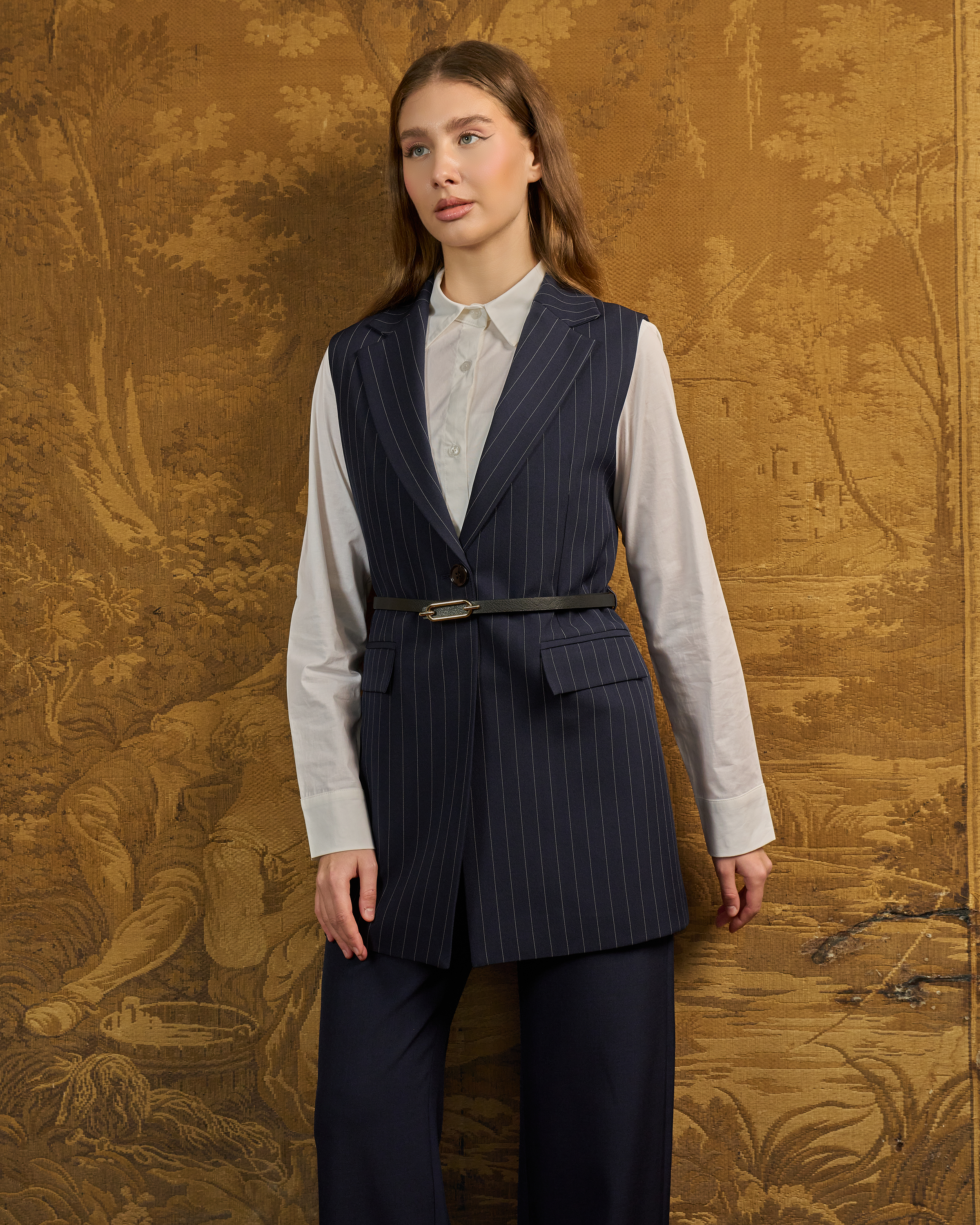 The Tailored Pinstripe Waistcoat Suit