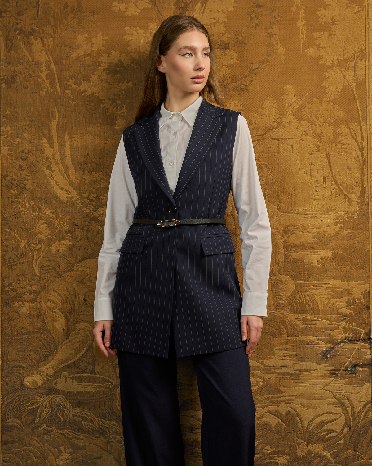 The Tailored Pinstripe Waistcoat Suit