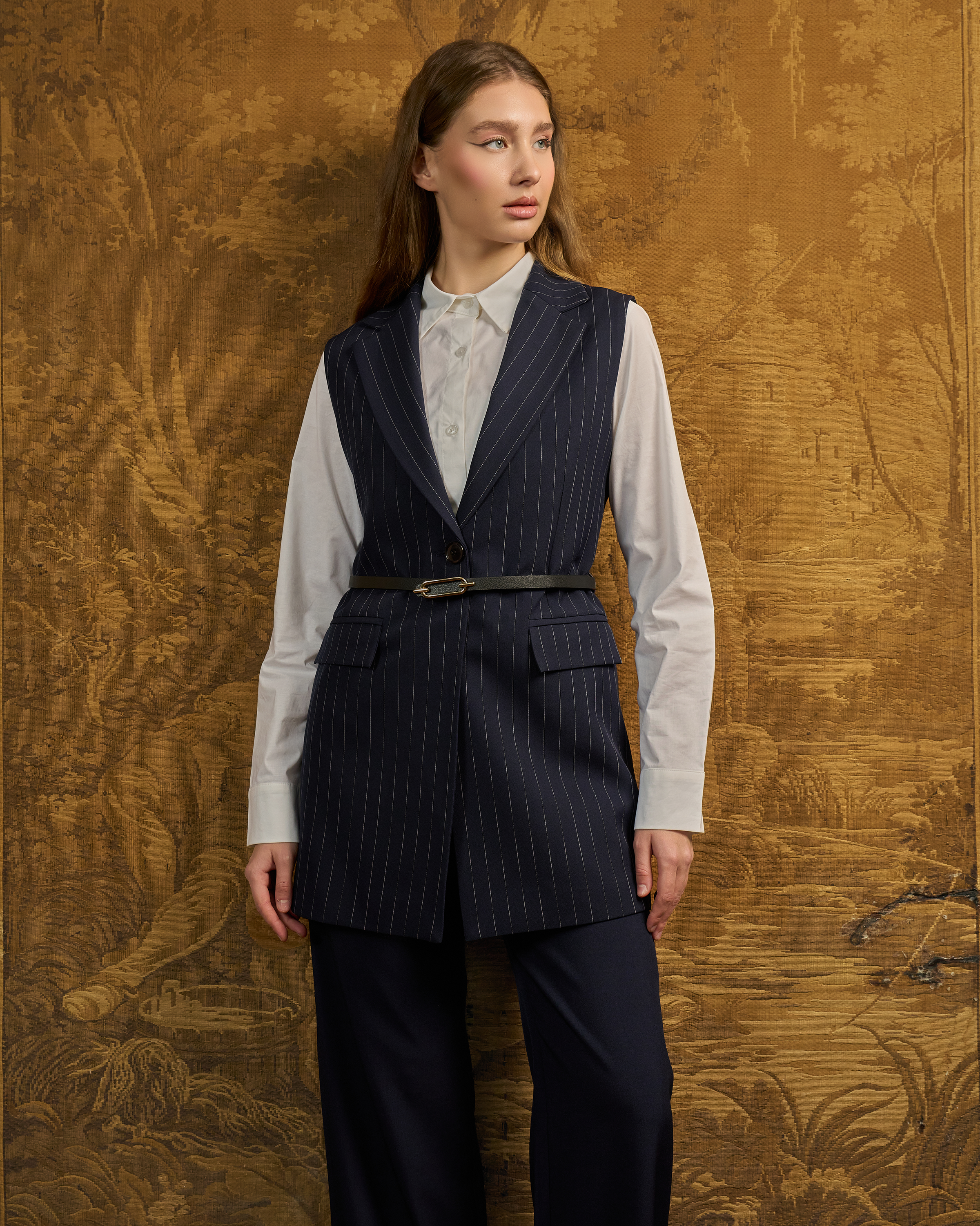 The Tailored Pinstripe Waistcoat Suit — 4