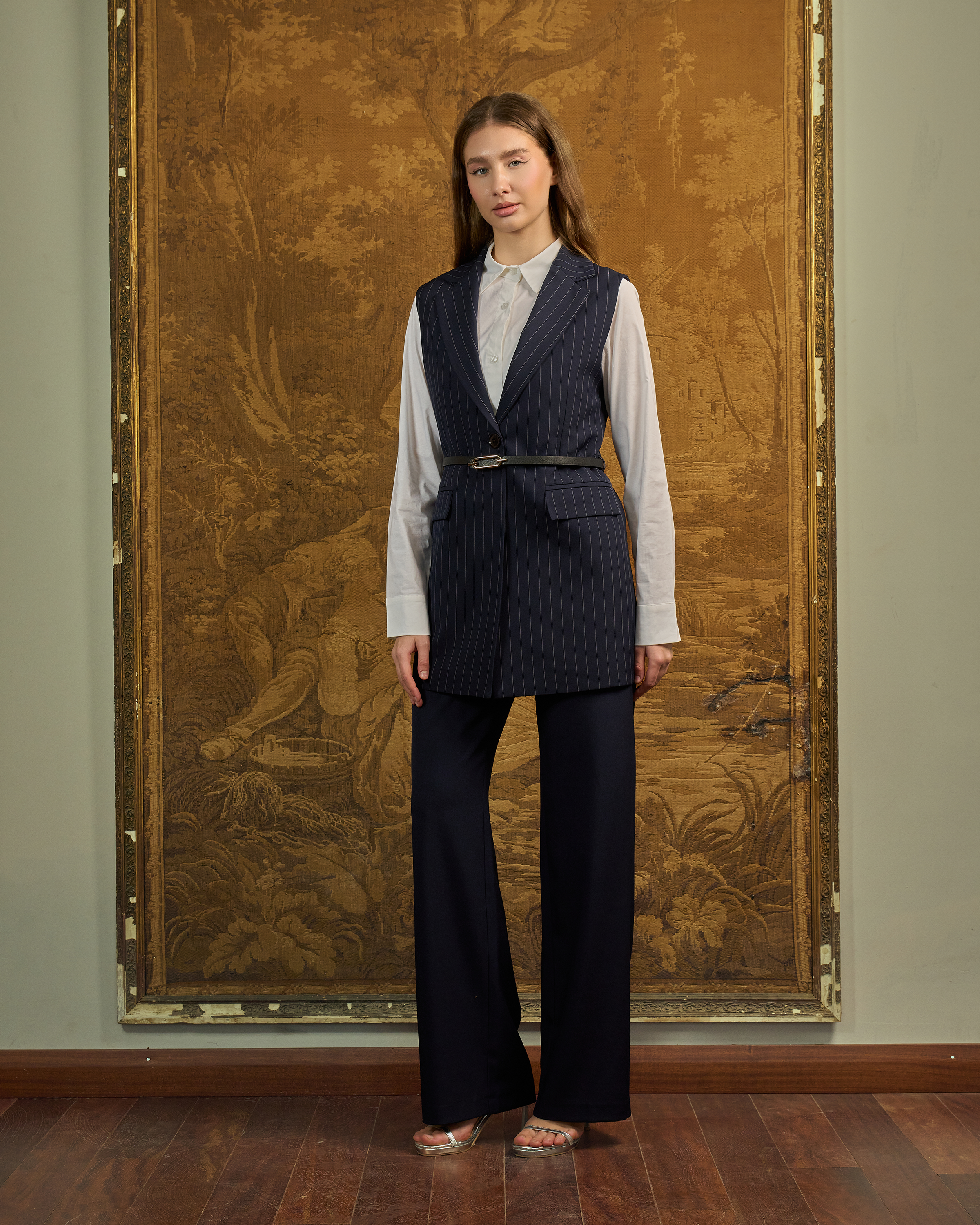 The Tailored Pinstripe Waistcoat Suit